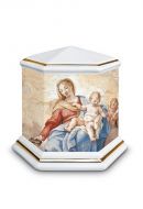 Funeral urn porcelain