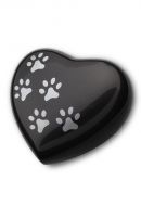 Pet cremation ashes urn heart