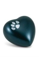 Pet cremation ashes urn heart