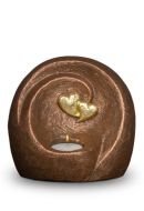 Ceramic funeral urn 'Hidden Love'