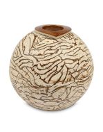 Ceramic funeral urn