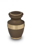 Brass keepsake funeral urn cremation ashes