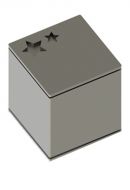 Stainless steel keepsake cube