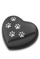 Pet cremation ashes urn heart