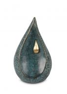 Bronze urn for ashes 'Teardrop'