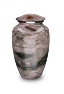 Brass funeral urn cremation ashes