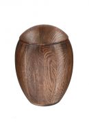 Wooden funeral urn