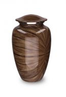 Brass funeral urn cremation ashes