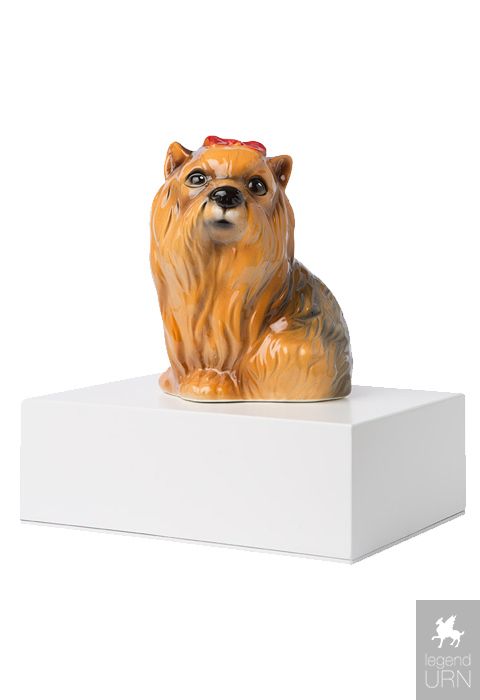 Yorkshire terrier urn discount