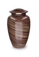 Brass funeral urn cremation ashes