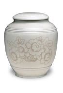 Funeral urn porcelain