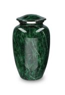 Brass funeral urn cremation ashes