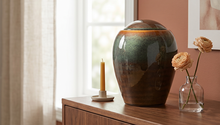 A peaceful place for remembrance at home