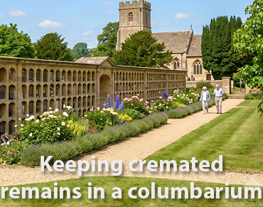 Columbarium niches and urn walls