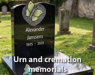 Urn and cremation memorials